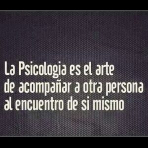 La alegría de ser psicólogo.